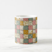 Mug Pastel Floral Patchwork Picnic Pattern (13) (Centre)