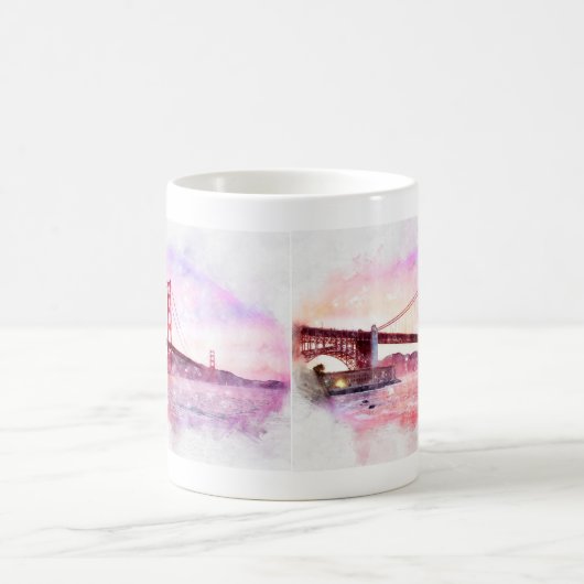 Mug Pastel Golden Gate Bridge à San Francisco (Centre)