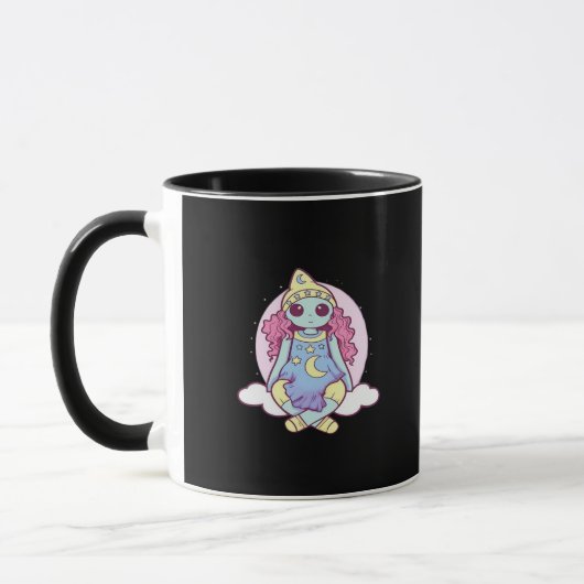 Mug Pastel Goth Whimsigoth Clown Ragdoll (Gauche)