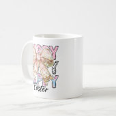 Mug Pastel Happy Pâques Coquette Bow (Devant gauche)