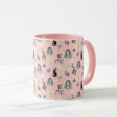 Mug Pastel Histoire gothique Motif rose (Devant droit)
