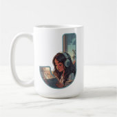 Mug Pastel J with Lo-Fi Girl (Gauche)
