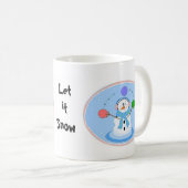Mug Pastel Jongler Snowman (Devant droit)
