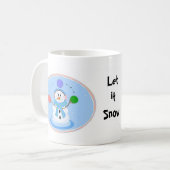 Mug Pastel Jongler Snowman (Devant gauche)