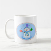 Mug Pastel Jongler Snowman (Gauche)