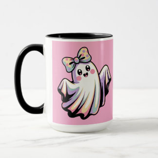 Mug Pastel Kawaii Fantôme d'Halloween
