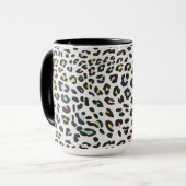 Mug Pastel Leopard Spot Motif (Devant gauche)