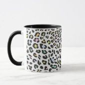 Mug Pastel Leopard Spot Motif (Gauche)