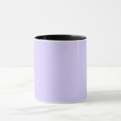 Mug Pastel Lilac couleur solide | Classique | Élégant (Centre)