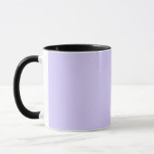 Mug Pastel Lilac couleur solide | Classique | Élégant (Gauche)