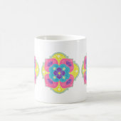 Mug Pastel Lumineux Lotus Rangoli (Centre)