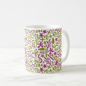 Mug Pastel mignon personnalisé abstrait (Devant droit)