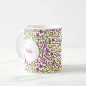Mug Pastel mignon personnalisé abstrait (Devant gauche)
