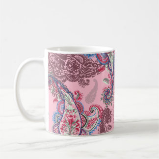 Mug Pastel paisley, patchwork ethnique traditionnel