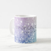 Mug Pastel Parties scintillant Bokeh ContexteGlam Eleg (Devant gauche)