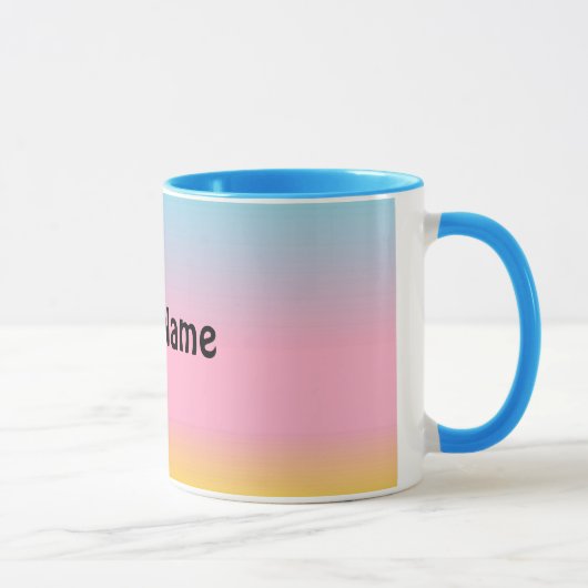 Mug Pastel personnalisé (Droite)
