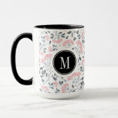 Mug Pastel Pink Aquarelles Motif (Gauche)