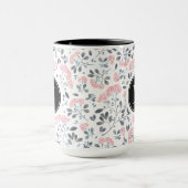 Mug Pastel Pink Aquarelles Motif (Centre)