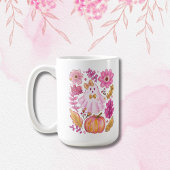 Mug Pastel Pink Halloween Ghost
