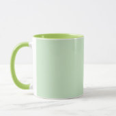 Mug Pastel Pistachio couleur solide | Classique | Élég (Gauche)