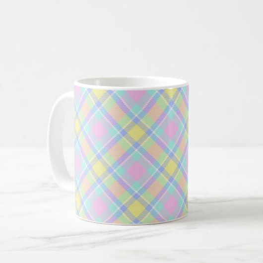 Mug Pastel plaid (Devant gauche)