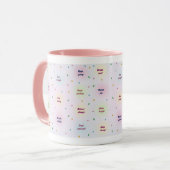Mug Pastel Positive Affirmations Pattern (Devant gauche)