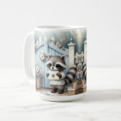 Mug Pastel Raccoon Letter Garden (Devant gauche)