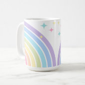 Mug Pastel Rainbow et Starlit Whimsy (Devant gauche)