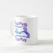 Mug Pastel Rainbow Je suis une licorne (Devant gauche)
