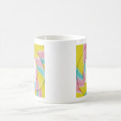 Mug Pastel Rainbow Spiral Candy Photo Monogramme (Centre)