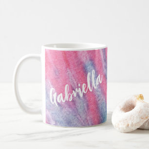 Mug Pastel Rainbow Tie Dye Super personnalisé