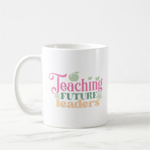 Mug Pastel Retro Enseigner les futurs leaders