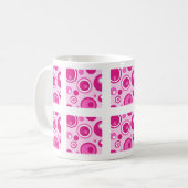 Mug pastel rose Abstrait (Devant gauche)