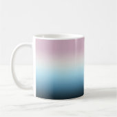 Mug Pastel rose et bleu Dégradé Indigo Rose Ombre (Gauche)