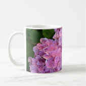 Mug Pastel rose Hortensia hydrangea fleurs (Gauche)