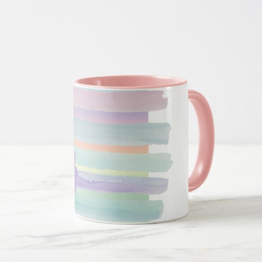 Mug Pastel Stripes (Devant droit)