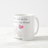 Mug Pastel Sweet Mommy Eléphant et enfant - (Devant droit)