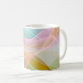 Mug Pastel Symphony of Floating Sheer Ribbons (Devant droit)