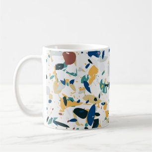 Mug Pastel Terrazzo : Motif Abstrait moderne.