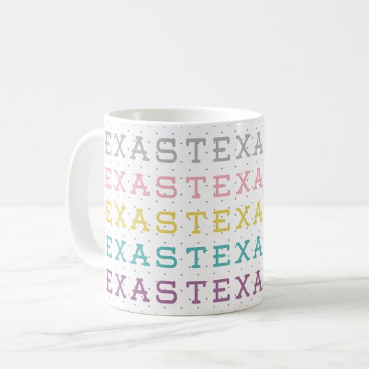 Mug Pastel Texas, Texas (Devant gauche)