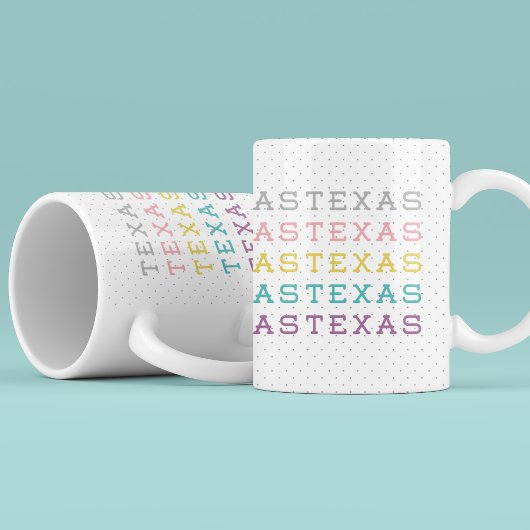 Mug Pastel Texas, Texas