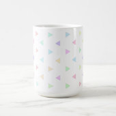 Mug Pastel Triangles Motif Multicolor (Centre)