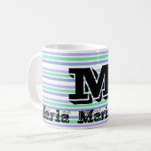 Mug Pastel Vert Violet (Devant gauche)