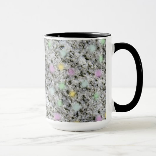 Mug Pastels de texture de roche de géologie avec tout (Droite)