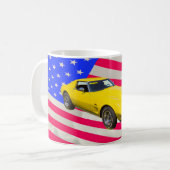 Mug Pastenague 1975 de Corvette avec le drapeau (Devant gauche)