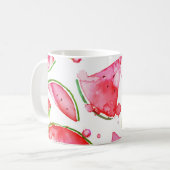 Mug Pastèque à l'aquarelle 1 (Devant gauche)