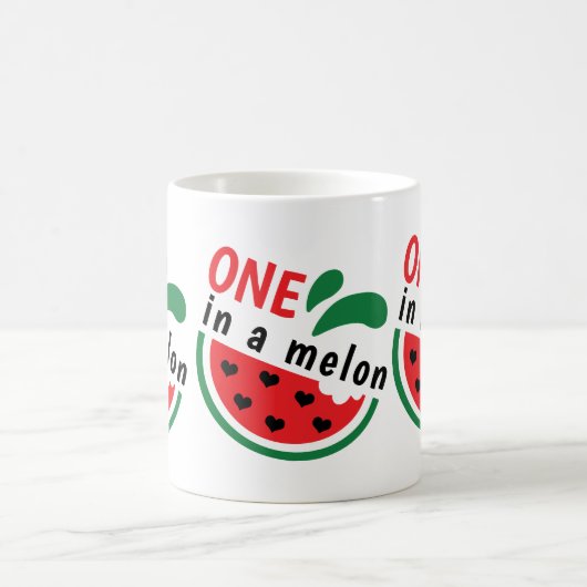 Mug Pastèque de coeur ONE dans un Melon (Centre)