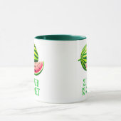 Mug Pastèque fraîche et mûre avec des vibrations estiv (Centre)