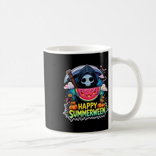 Mug Pastèque Jack-o-lanterne Happy Summerween Skeleto (Droite)