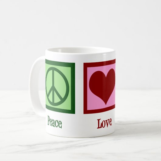 Mug pastèque Peace Love (Devant gauche)